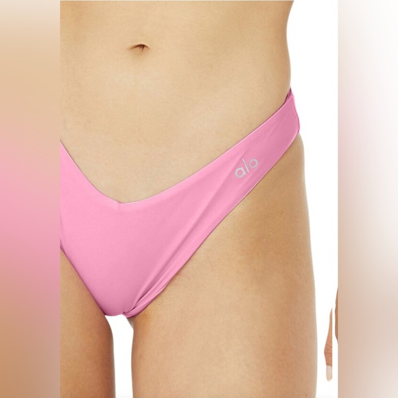 Alo Yoga Alo x Frankies Bikinis Haven Bottom in 90's Pink, Size: L - Picture 1 of 8